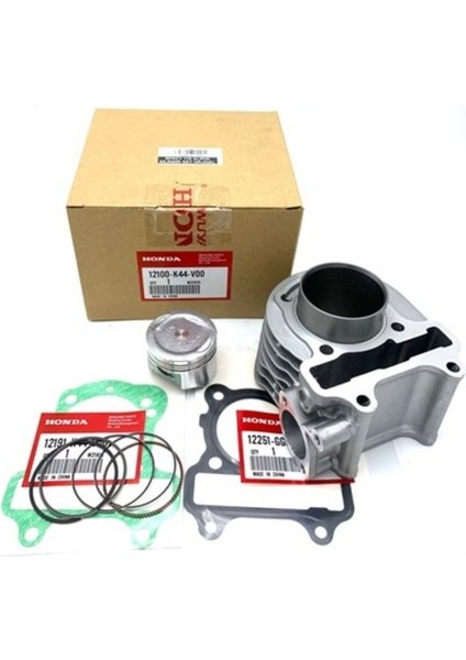 Honda Spacy Alpha 110 Silindir Seti Komple Orjinal -Arasmoto