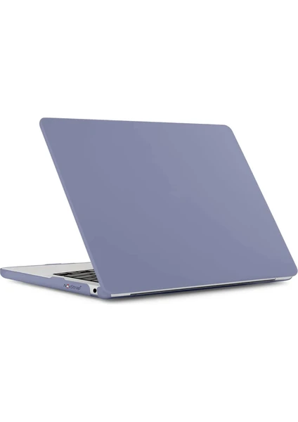 Novstrap Apple MacBook Air M1 Çip A2337 A1932 A2179 13.3" Uyumlu Kılıf Cream Hard Shell Rubber Kapak