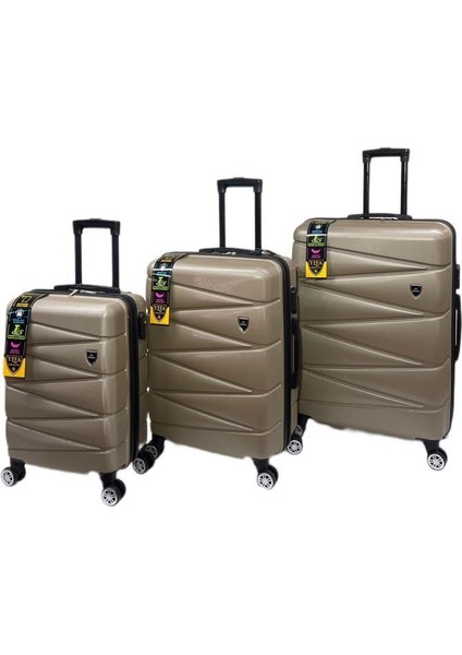 Yefa Kırılmaz Abs 3 Lü Valiz Seti