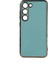 - Samsung Galaxy S23 - Kılıf Parlak Renkli Bark Silikon Kapak - Mavi Açık 1
