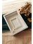 25X35 cm Beyaz Yatay Fotoğraf Alanlı Model Tasarım Gül Kutusu Anı Çerçevesi! Isimsiz Ledli! 1