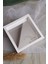 25X25 cm Verda Anı Gümüş Zemin Çerçevesi-6 cm Derinlikli Anı Çerçevesi Gül Kutusu 5