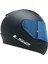 Rapıd 2 Mat Siyah Fullface Motosiklet Kaskı Mavi Camlı 2