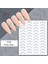3D Reflektif Efekt Nail Art Sticker Model - 16 (55881- 16) 2