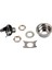 6.35MM 1/4 '' Caster Guitar Chrome Için Mono Çıkış Soket Plakası (Yurt Dışından) 4