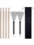 1 Takım 5A Maple Ahşap Drumsticks + Davul Tel Fırçalar + Davulcu Için Saklama Çantası (Yurt Dışından) 2