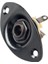 Gitar Oval Stil Jack Plaka 1/4 "2 Montajlı Vidalı Giriş Soketi Gümüş (Yurt Dışından) 2