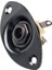 Gitar Oval Stil Jack Plaka 1/4 "2 Montajlı Vidalı Giriş Soketi Gümüş (Yurt Dışından) 5