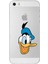 Apple iPhone 5s Uyumlu Kapak Donald Duck Tasarımlı Şeffaf Silikon Kılıf 1