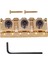 Gitar Kilitleme Somunu 42MM Elektro Gitar Değiştirme W/ Vidalar Siyah (Yurt Dışından) 5