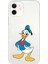 Apple iPhone 12 Uyumlu Kapak Donald Duck Tasarımlı Şeffaf Silikon Kılıf 1