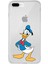 Apple iPhone 8 Plus Uyumlu Kapak Donald Duck Tasarımlı Şeffaf Silikon Kılıf 1