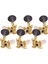 Enstrüman Değiştirme Açık 3R3L Halk Gitar Tuning Peg Tuner Oval Düğmeler (Yurt Dışından) 1