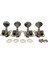 4x Gitar Dize Düğme Tuning Pegs Makine Kafası 4 Dizeler Gitar Için (Yurt Dışından) 1