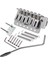 1 Set Tek Kilitleme Tremolo Köprüsü ile Bar ile 6 Dize Solak Gitar Için (Yurt Dışından) 2