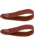 2 Adet Mikrofiber Deri Kayış Kancası Akustik Gitar Headstock Kravat Kahverengi (Yurt Dışından) 2