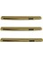 3 Adet Altın Pirinç Akustik Gitar Köprü Eyer Gitar Parçaları Için 72/74 / 76MM (Yurt Dışından) 2