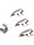 Set 4 Krom Gitar Parmak Picks & Thumb Pick Set Banjo Ukulele Gitar Için Set (Yurt Dışından) 3