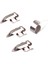 Set 4 Krom Gitar Parmak Picks & Thumb Pick Set Banjo Ukulele Gitar Için Set (Yurt Dışından) 4