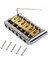 6 Strings Gitar Sabit Köprü Eyer Elektrikli / Puro Kutusu Gitar Krom Için (Yurt Dışından) 2