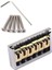 6 Strings Gitar Sabit Köprü Eyer Elektrikli / Puro Kutusu Gitar Krom Için (Yurt Dışından) 4