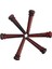 6 Adet Gülağacı Köprü Pins W / Dot Akustik Gitarlar Için Dıy Aksesuar (Yurt Dışından) 2