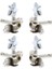 4 Adet Gitar Tuning Pegs Tuşları Yıldız Şeklinde Makine Kafası 4-String Gitar Için (Yurt Dışından) 2