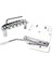 Gitar Değiştirmeleri Için Krom 6-Dize Gitar Köprü Tailpiece (Yurt Dışından) 3