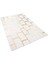 Beyaz Gold Bordürlü Peluş Halı 140 x 200 Cm 1