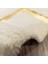 Beyaz Gold Bordürlü Peluş Halı 140 x 200 Cm 5