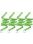 Kayak Paddle Kordon Çubuk Tasması, 95 Ila 155 cm Yeşil 4pcs Uzatılmış Uzanabilir Sarmal (Yurt Dışından) 1