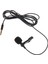 Siyah 3.5mm Lavalier Mikrofon ile Mikrofon Adaptörü Kablosu Için Akıllı Telefon (Yurt Dışından) 5