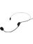 3.5mm (1/8inch) Mono, Xlr 3pın, Xlr 4pin Earhook Yollu Baş Megafon Mikrofon Mikrofon Siyah - Siyah, 3,5mm Düz Açılı (Yurt Dışından) 3