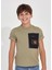 Erkek Çocuk Kısa Kol T-Shirt Yeşil 6072 1