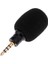 Çapı 3.5mm Mini Cep Telefonu Mikrofon Stereo Mic Sohbet Için Sohbet Siyah (Yurt Dışından) 5