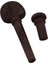 4 Set Wenge Ahşap Endpins Tuning Peg Tuner Chinrest Kuyruk Yayını 4/4 Keman Için (Yurt Dışından) 3