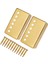 Humbucker Pikap Pikap Kelepçeli Vidalar ile Elektro Gitar Için Kapakları Altın (Yurt Dışından) 1