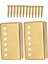 Humbucker Pikap Pikap Kelepçeli Vidalar ile Elektro Gitar Için Kapakları Altın (Yurt Dışından) 3
