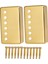 Humbucker Pikap Pikap Kelepçeli Vidalar ile Elektro Gitar Için Kapakları Altın (Yurt Dışından) 4