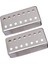 2 Parça 14 Delik Humbucker Pikap Kapak Için 7 Dize Elektro Gitar Gümüş (Yurt Dışından) 1