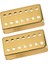 2 Adet Pirinç 7 Dize Elektro Gitar Humbucker Kabuk Altın Kapakları (Yurt Dışından) 1