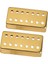 2 Adet Pirinç 7 Dize Elektro Gitar Humbucker Kabuk Altın Kapakları (Yurt Dışından) 5