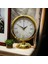Gold Parlak Metal Ofis Salon Otel Ofis Masa Saati B14 1