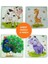 Woodylife Ilk Puzzlem Bebek Inek Zürafa Mor Fil ve Tavus Kuşu 4 Lü 4 Parça Puzzle Yapboz Eğitici Çocuk Oyuncak 1