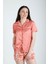 Polyester Puantiyeli Şortlu Pijama Takımı 3