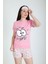 Pamuklu Pembe Pijama Takımı 3