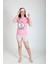 Pamuklu Pembe Pijama Takımı 4