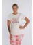 Baskılı Gömlek ve Bermuda Pantolon Pijama Takımı 3
