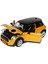 Mini Cooper Hatch 2014 Yellow W/black Roof 1:24 Model Araba 2