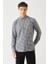 Regular Fit Gri Spor Erkek Gömlek GM22K222110_D55 4